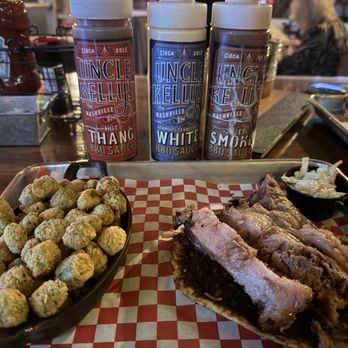 The Row - Brisket and fried okra - Southern Near Me - Nashville, Tennessee The Row - Brisket and fried okra - Southern Near Me - Nashville, Tennessee
