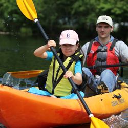 Boating in Boston at Natick