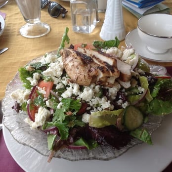 Kinniwabi Pines Restaurant - I asked for the Greek salad with chicken- and asked the chicken to be jerk spiced... it was delicious! - Canadian (New) Near Me - Wawa, Ontario Kinniwabi Pines Restaurant - I asked for the Greek salad with chicken- and asked the chicken to be jerk spiced... it was delicious! - Canadian (New) Near Me - Wawa, Ontario