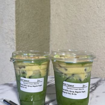 Aroma - Banana Cream Matcha - Desserts Near Me - San Jose, California