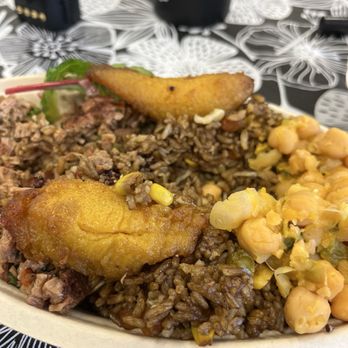 Next Stop Vegan - I got the bowl so this was chick peas, bananas, some quinoa option. I' loved it all. - Vegan Near Me - Brooklyn, New York