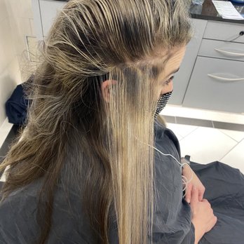 Image Salon Studios at Royal Oaks - Another pic of how horrible my hair looked after Samantha ruined it. - Hair Stylists Near Me - Houston, Texas