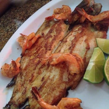 Mariscos Los Arcos - Grilled trout fillet - Mexican Near Me - Canoga Park, California Mariscos Los Arcos - Grilled trout fillet - Mexican Near Me - Canoga Park, California