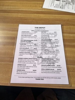 Menu photo 1 The Depot Cafe Albany, OR Menu photo 1 The Depot Cafe Albany, OR