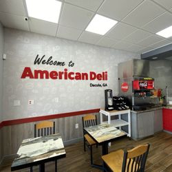 American Deli - Inside eating area