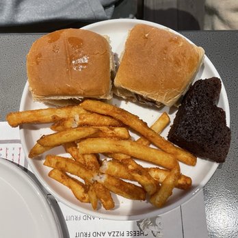 Andretti Indoor Karting & Games - Mini cheeseburger with fries kids meal - Amusement Parks Near Me - Buford, Georgia Andretti Indoor Karting & Games - Mini cheeseburger with fries kids meal - Amusement Parks Near Me - Buford, Georgia