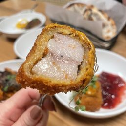 Pork Belly Vindaloo Tonkatsu with Plum Murabba