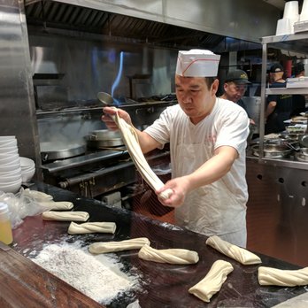 LanZhou Ramen - Inside the kitchen. Chef hand-pulling noodles. - Chinese Near Me - Doraville, Georgia LanZhou Ramen - Inside the kitchen. Chef hand-pulling noodles. - Chinese Near Me - Doraville, Georgia