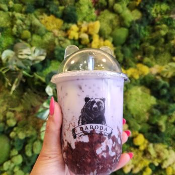 Daboba - Taro sago fresh milk (oat) with purple rice - Bubble Tea Near Me - Gilbert, Arizona