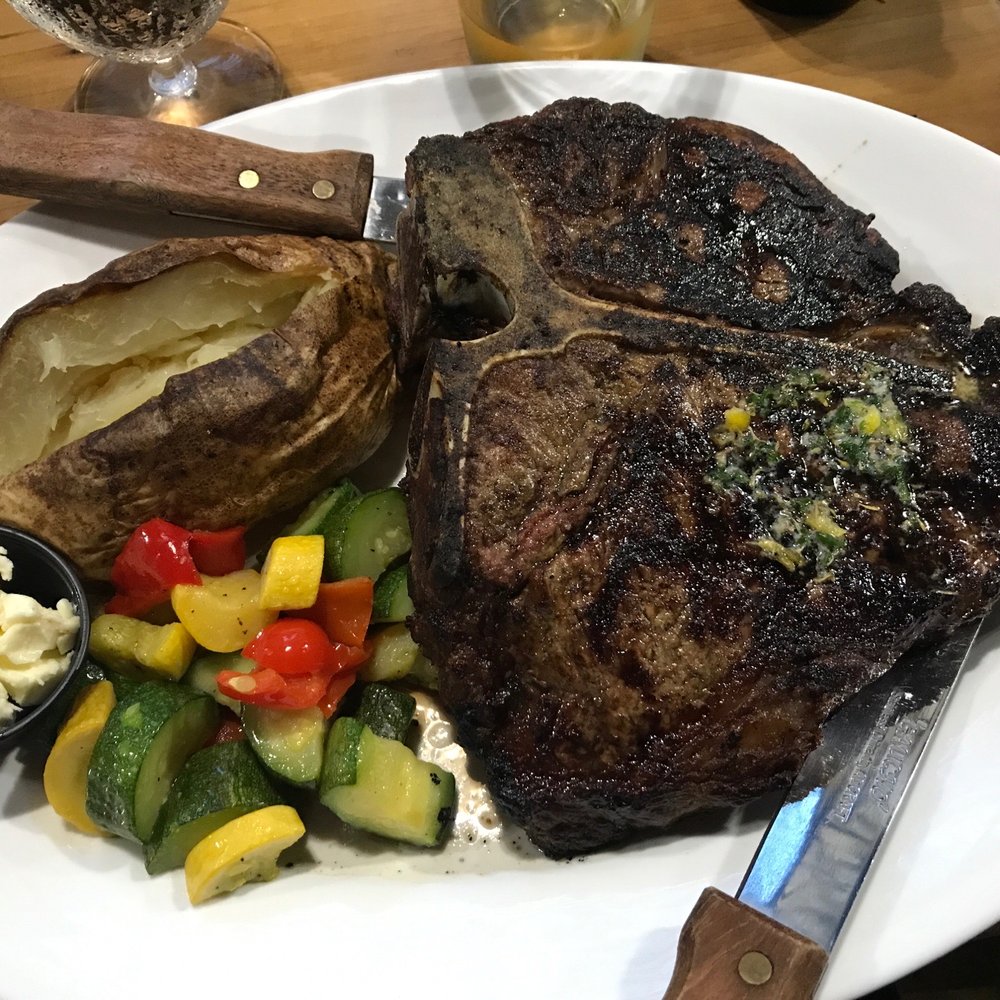 Poughkeepsie Steakhouse - porterhouse we split for two - American Near Me - Poughkeepsie, New York