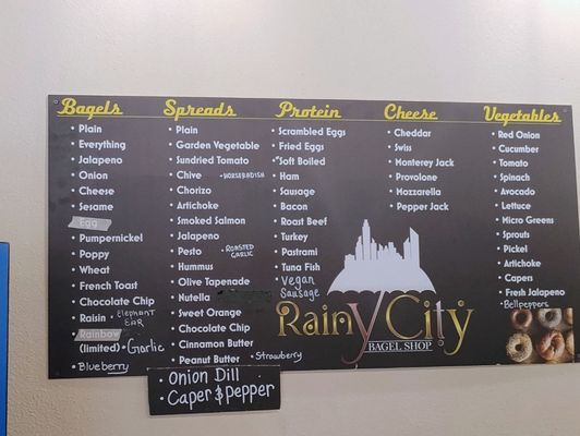 Menu photo 3 Rainy City Bagel Shop Centralia, WA Menu photo 3 Rainy City Bagel Shop Centralia, WA