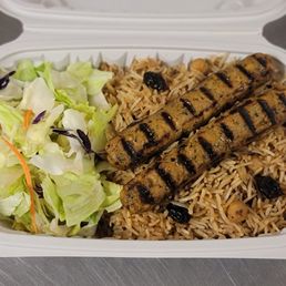 Chicken Dum Omelette Wrap