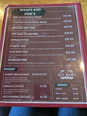 Menu photo 4 Ali Baba Turkish Grill Edmonton, AB