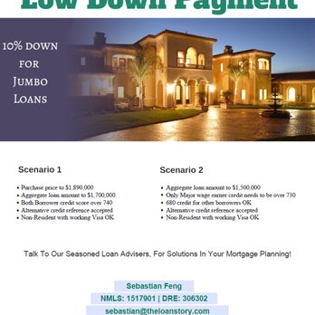 Sebastian Feng - Loan Down Payment Scenarios - Mortgage Brokers Near Me Sebastian Feng - Loan Down Payment Scenarios - Mortgage Brokers Near Me