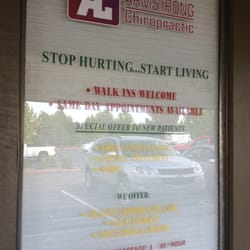 Armstrong Chiropractic - Walk-ins are welcome