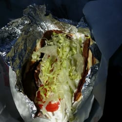 Simco's - Gyro. Grilled slices of lamb and ranch dressing...