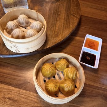 Bao Brewhouse - Cheeseburger dumplings and Pork Xiao Long Bao Soup Dumplings - Dim Sum Near Me - Denver, Colorado