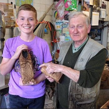 Lyons Cafe - Well fed teen visiting local woodcarver. - Restaurants Near Me - Sligo, SO