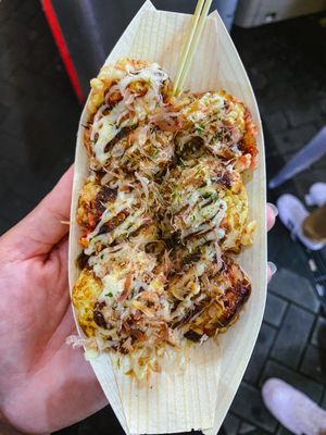 Takoyaki Juhachiban Dotonbori by null