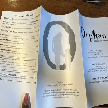 Orphan - Menu February 2024 - Breakfast & Brunch Near Me - Sacramento, California Orphan - Menu February 2024 - Breakfast & Brunch Near Me - Sacramento, California