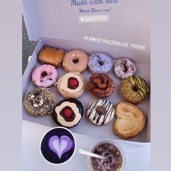 Donut Petit - Ube latte, americano, tons of donuts - Donuts Near Me - Alameda, California Donut Petit - Ube latte, americano, tons of donuts - Donuts Near Me - Alameda, California