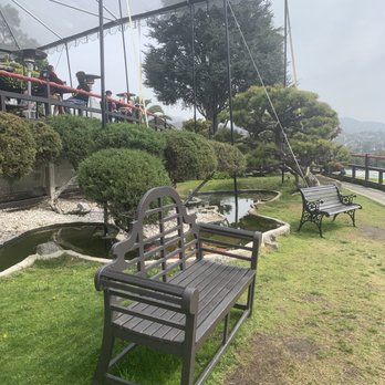 The Griddle Cafe - Stairs down from outdoor dining to explore the grounds at Yamashiro - Breakfast & Brunch Near Me - Los Angeles, California The Griddle Cafe - Stairs down from outdoor dining to explore the grounds at Yamashiro - Breakfast & Brunch Near Me - Los Angeles, California
