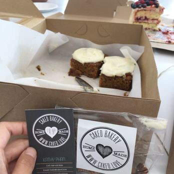 CAKED - Frosted Carrot Cake Bars brought to you by Caked Bakery. - Desserts Near Me - San Diego, California