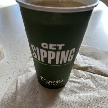 Panera Bread - The paper cup for coffee that took the staff fifteen minutes to hand me. - Sandwiches Near Me - Doylestown, Pennsylvania