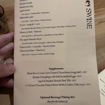 Barley Swine - Menu - New American Near Me - Austin, Texas Barley Swine - Menu - New American Near Me - Austin, Texas