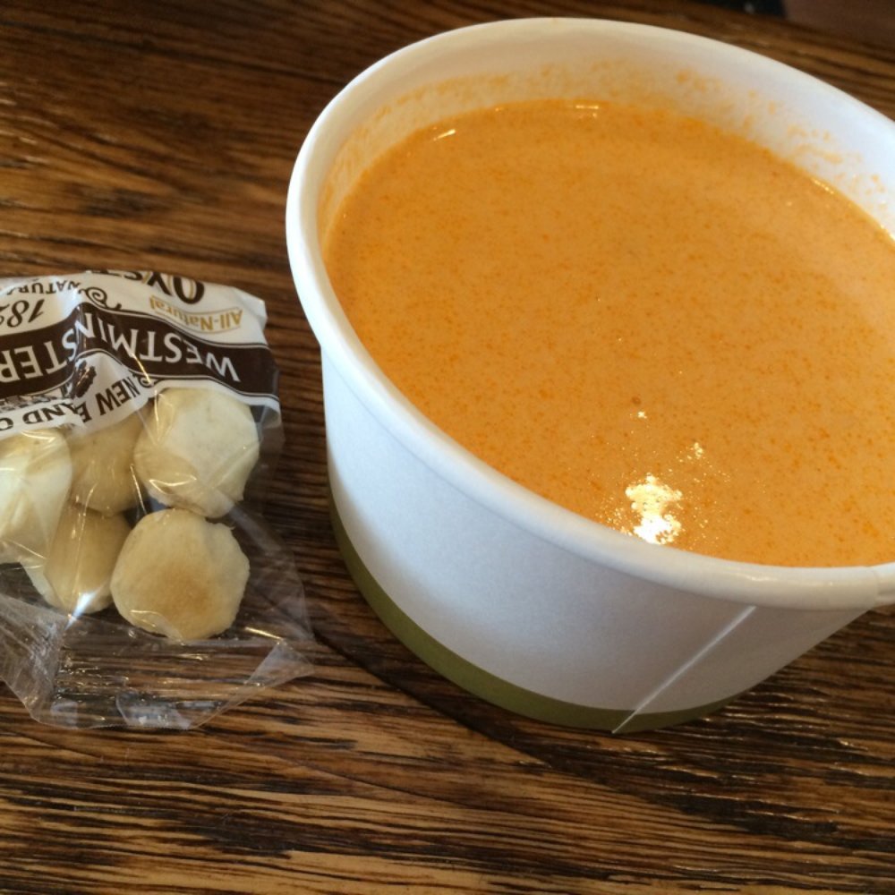 Lobster West - Cup of lobster bisque - Seafood Near Me - Encinitas, California Lobster West - Cup of lobster bisque - Seafood Near Me - Encinitas, California