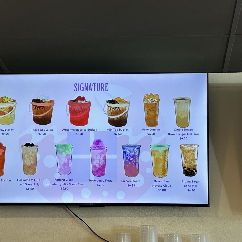 Bunny Cha - Menu as of 3/8/25 - Bubble Tea Near Me - Gardena, California