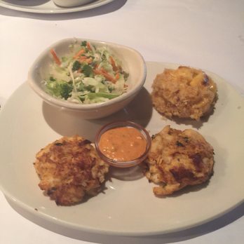 Bonefish Grill - Maryland crab cakes, potatoes au gratin, and coleslaw - Seafood Near Me - Novi, Michigan Bonefish Grill - Maryland crab cakes, potatoes au gratin, and coleslaw - Seafood Near Me - Novi, Michigan