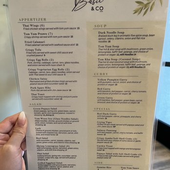Basil & Co - Menu - Thai Near Me - Diamond Bar, California Basil & Co - Menu - Thai Near Me - Diamond Bar, California