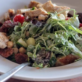 Sunset Terrace - Chopped salad with chicken - Seafood Near Me - Asheville, North Carolina Sunset Terrace - Chopped salad with chicken - Seafood Near Me - Asheville, North Carolina