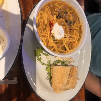54th Street Restaurant & Drafthouse - Chicken Salad half sandwich with tortilla soup - Bars Near Me - Mansfield, Texas 54th Street Restaurant & Drafthouse - Chicken Salad half sandwich with tortilla soup - Bars Near Me - Mansfield, Texas