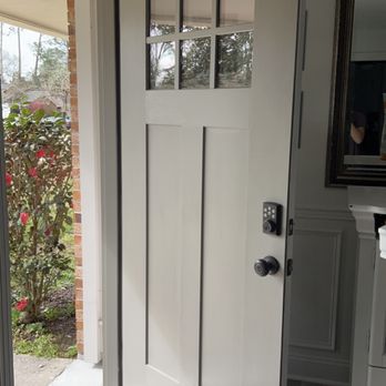 Gulf Coast Roofing - New front door installed - Damage Restoration Near Me - Pearl River, Louisiana