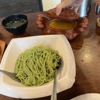 I-Shanghai Delight - (Jan 2026) Signature crab roe mixed noodle with complimentary house soup - Shanghainese Near Me - Fremont, California