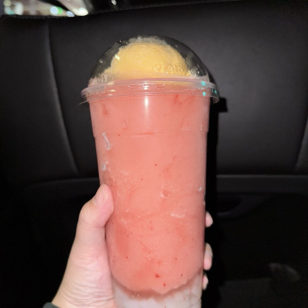 Purl Tea - Strawberry Iced Blended with Lychee Jelly & Ice Cream - Bubble Tea Near Me - National City, California Purl Tea - Strawberry Iced Blended with Lychee Jelly & Ice Cream - Bubble Tea Near Me - National City, California