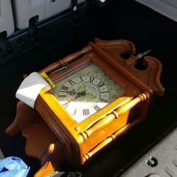This is my mom's New England wall clock that they fixed! Great job!