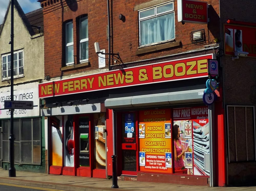 NEW FERRY NEWS & BOOZE Updated September 2024 122 New Chester Road
