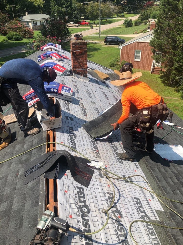 Slide of Patriots’ Roofing