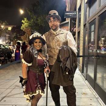 Black Cat - Me and my date in costume - Music Venues Near Me - Washington, DC, District of Columbia