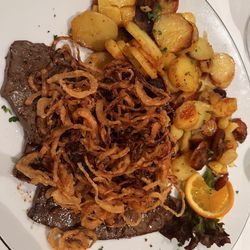 Parkrestaurant Spindelmann - Kalbsleber mit Bratkartoffeln