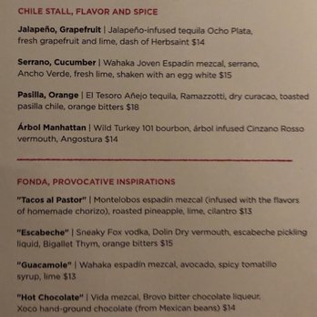 Bar Sótano - Menu - New Mexican Cuisine Near Me - Chicago, Illinois Bar Sótano - Menu - New Mexican Cuisine Near Me - Chicago, Illinois