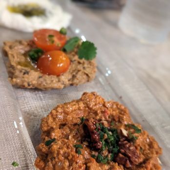 Ash'Kara - Dips: Labneh + Muhammara - Mediterranean Near Me - Denver, Colorado