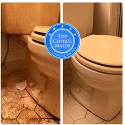 Top Choice Maids - Before and after of a deep clean