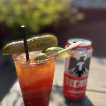 The Bye and Bye - Michelada with extra fixins' - Vegan Near Me - Portland, Oregon The Bye and Bye - Michelada with extra fixins' - Vegan Near Me - Portland, Oregon