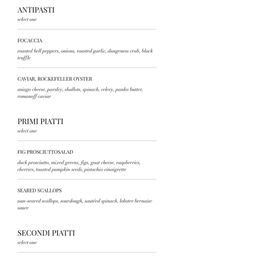 The NYE menu - unbelievable. We would have came even if the price was $150 pp The NYE menu - unbelievable. We would have came even if the price was $150 pp