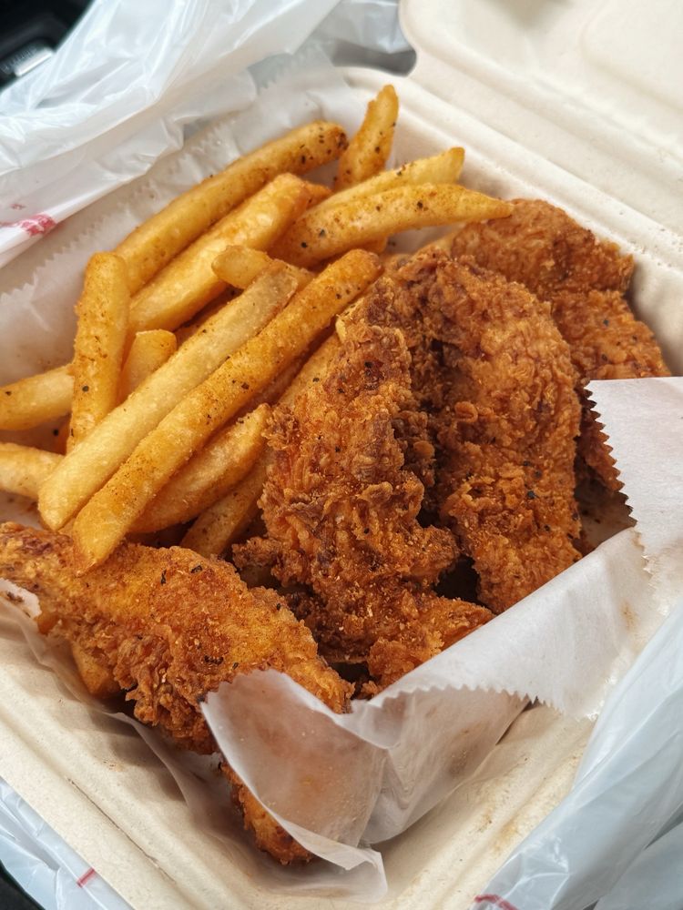 Food from Uncle Joe's Chicken Fingers