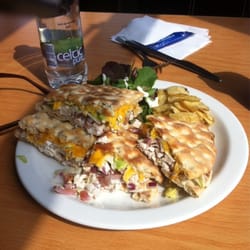 Savory Fare - My club definitely different :-) and also tasty just give me an egg too :-)